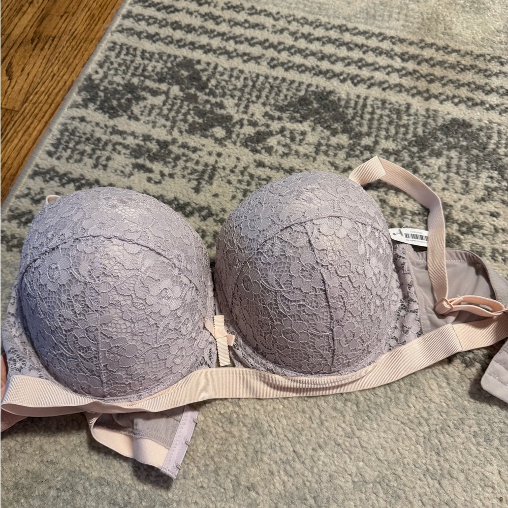 40D Adore Me purple lace bra